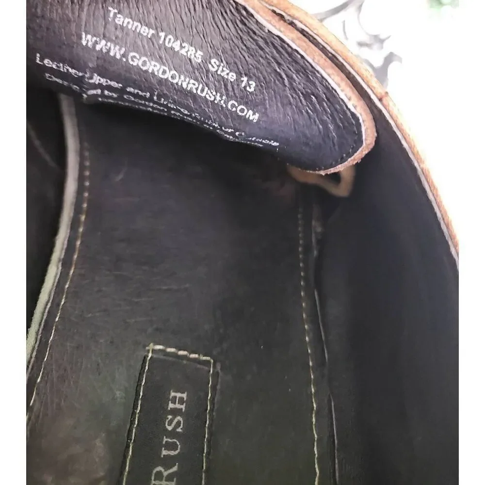 Gordon Rush brown leather